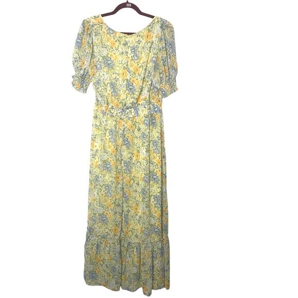 Lost + Wander Mountain Bloom Maxi Dress Size Large - Picture 4 of 10